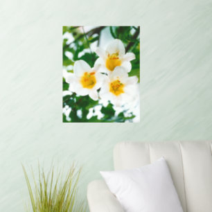 White lilies -  Symbol of love  Wall Decal