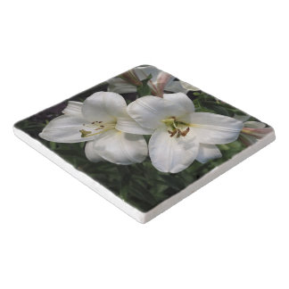 White Lilies Trivet