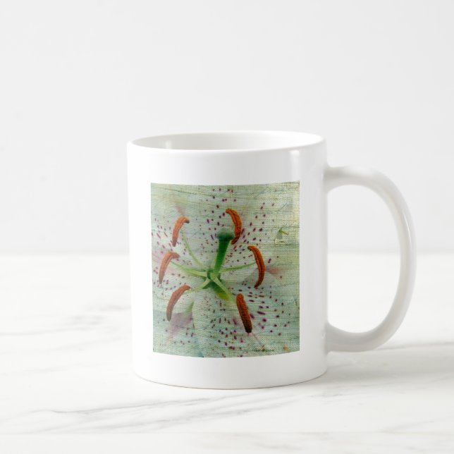White Lily at the Farmer's Market Coffee Mug (Right)