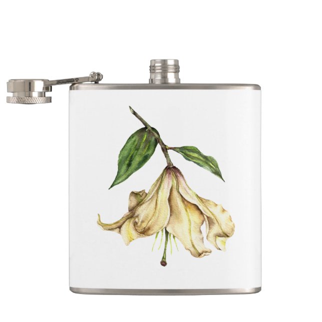 White Lily Flask (Opened)