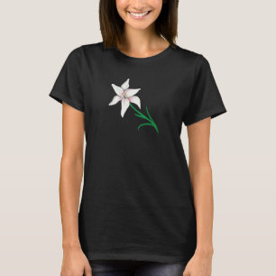 White Lily Flower  T-Shirt