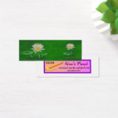 White Lily Mini Bookmarks (Desk)