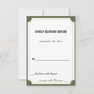 WHITE LILY OF THE VALLEY RSVP