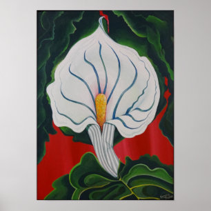 White Lily Poster