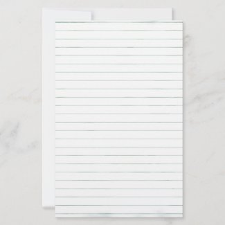 White lined Paper