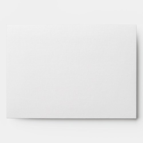 White Linen and Silver A7 Envelope for 5x7 Sizes