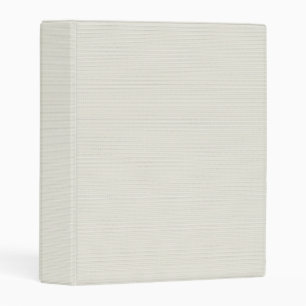 White Linen Fabric Texture Simple Blank Mini Binder