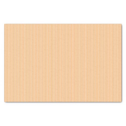 White Lines on Peach Tissue Paper
