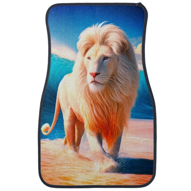 White Lion Car Floor Mat (Front)