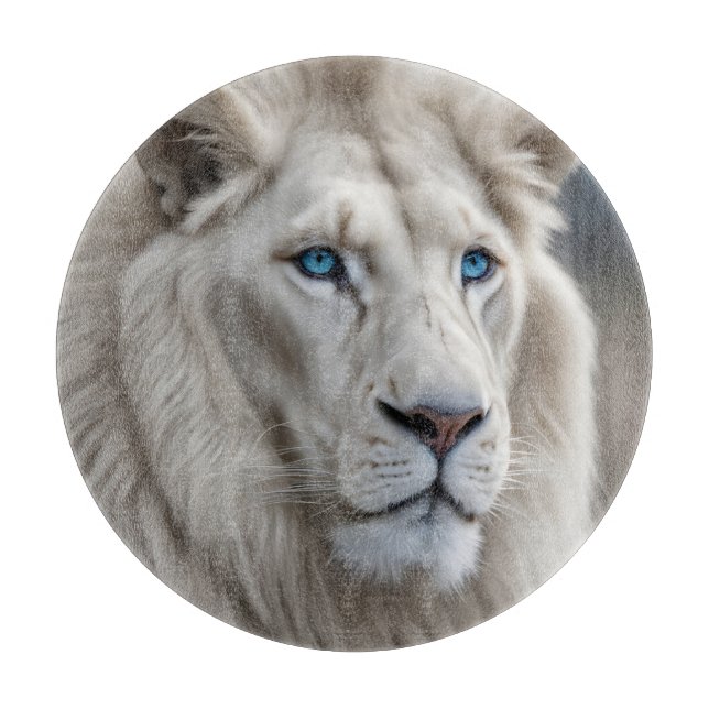 White Lion Cutting Board (Front)