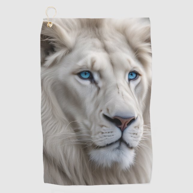 White Lion Golf Towel (Front)