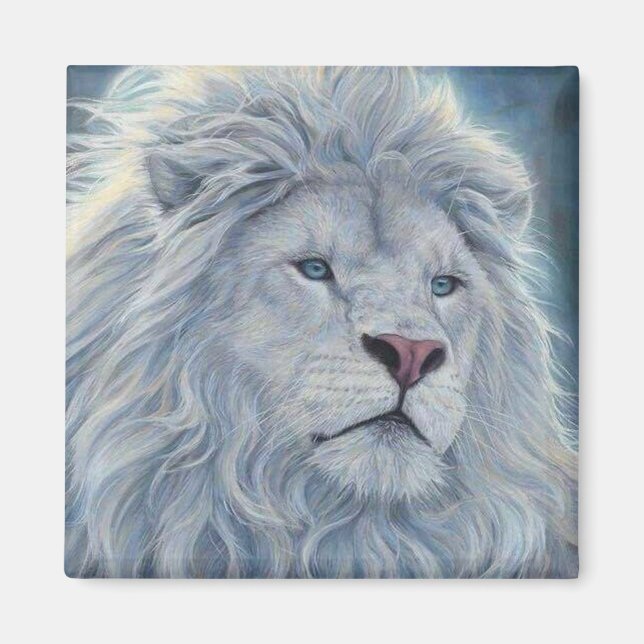 White Lion Magnet (Front)