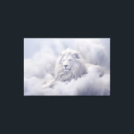 White Lion of Judah Canvas Print<br><div class="desc">Bible inspired to represent the Lion of Judah</div>
