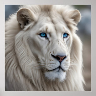 White Lion Poster