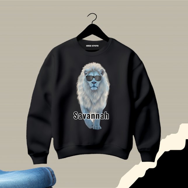 White lion sweatshirt (Creator Uploaded)