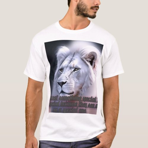 white lion  T_Shirt