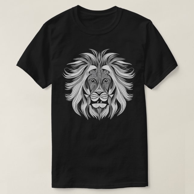 white lion T-Shirt (Design Front)