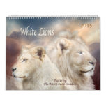 White Lions Art Calendar 2015