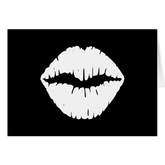 White Lipstick Cards (Front Horizontal)