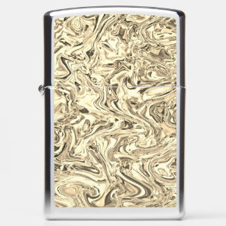 white liquid gold zippo lighter