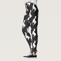 White Llama Leggings