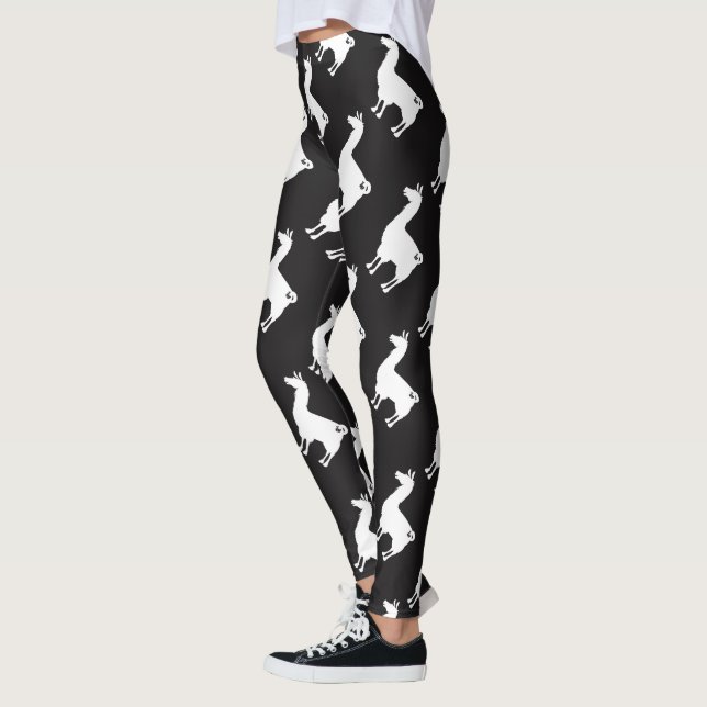 White Llama Leggings (Left)