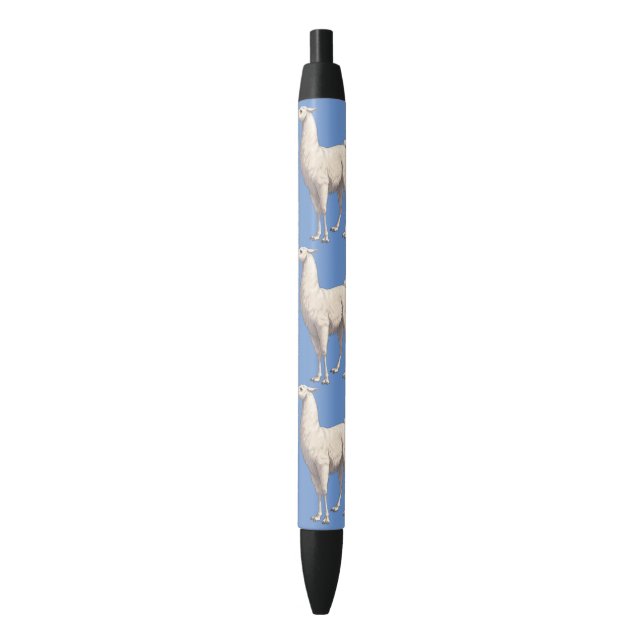 White Llama Pen (Front Vertical)