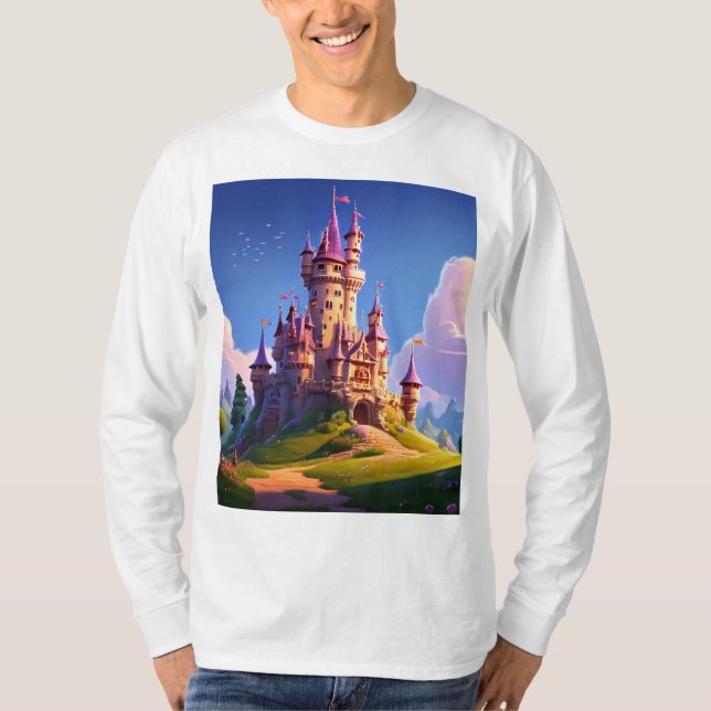 White long sleeve Unisex T-shirt (Front)