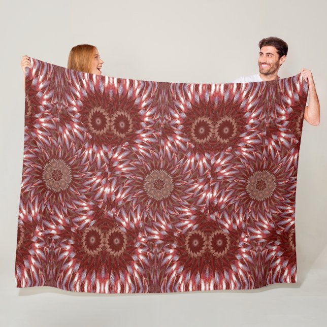 White Lotus 17 Fleece Blanket (In Situ)