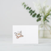WHITE LOTUS BUSINESS CARD (Standing Front)