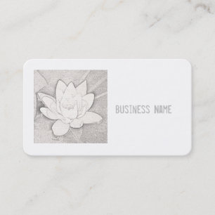 "WHITE LOTUS" BUSINESS CARD