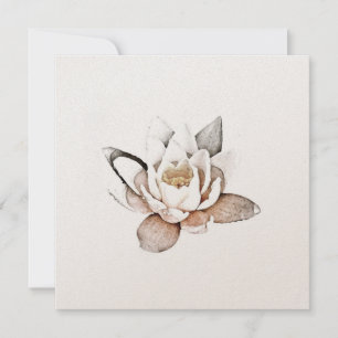 WHITE LOTUS CARD