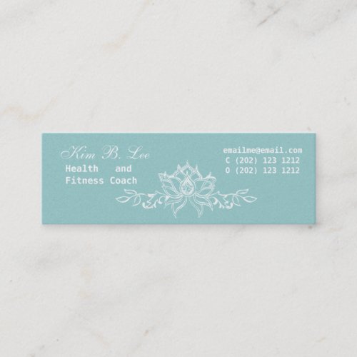 White Lotus Flower Business Card Templates