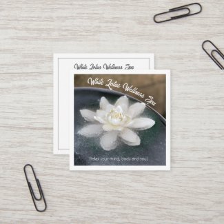 White Lotus in Water Wellness Spa White