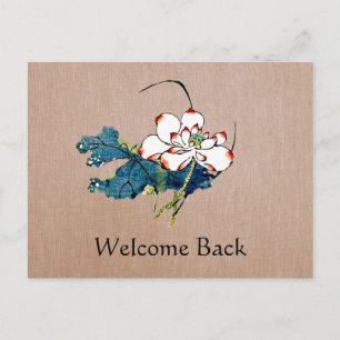 White Lotus Massage Therapist Reminder Postcard