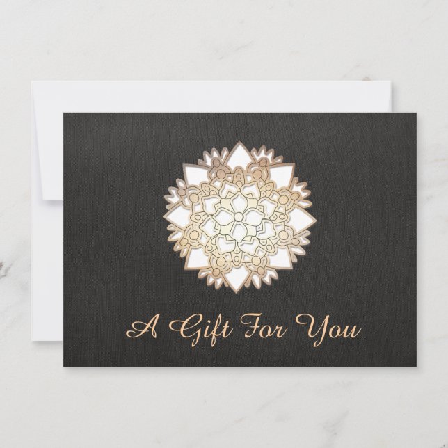 White Lotus Salon and Spa Gift Certificate (Front)