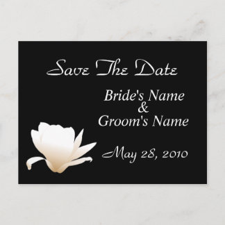 White Lotus Save the Date Postcard