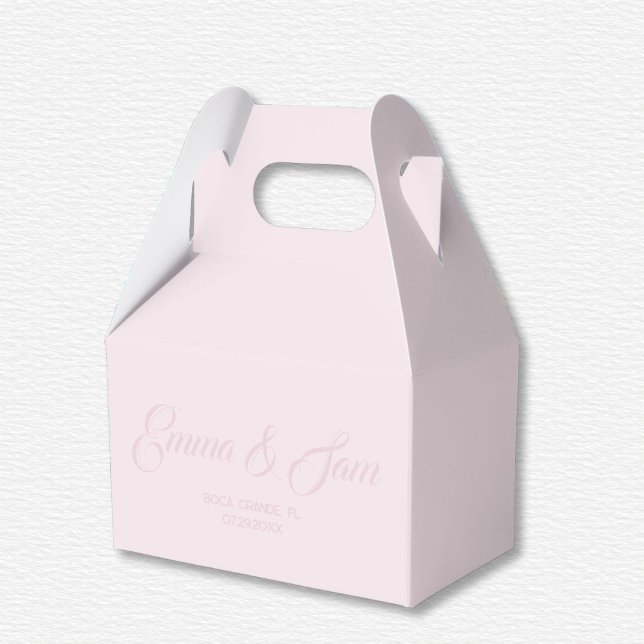 White Lotus Wedding  Favor Boxes (Creator Uploaded)