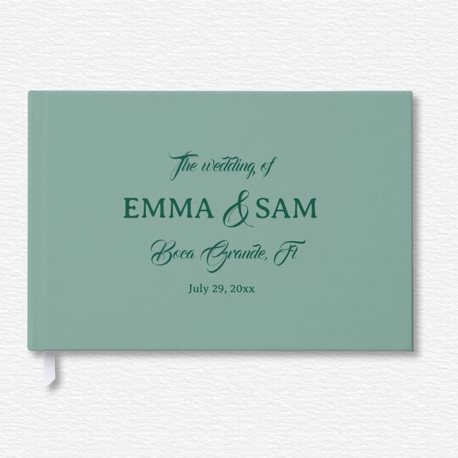 White Lotus Wedding  Foil Guest Book (Creator Uploaded)