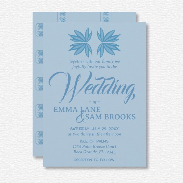 White Lotus Wedding  Invitation (Creator Uploaded)