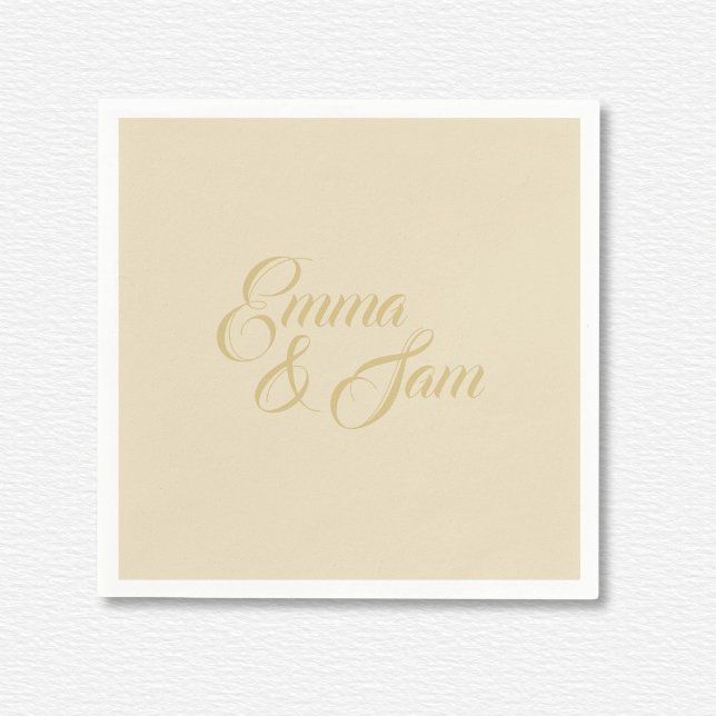 White Lotus Wedding  Napkins (Creator Uploaded)