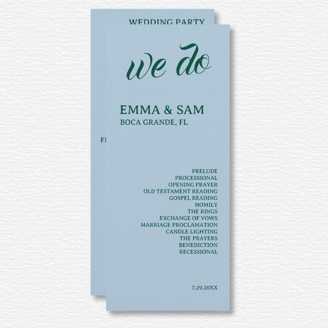 White Lotus Wedding Program (Creator Uploaded)