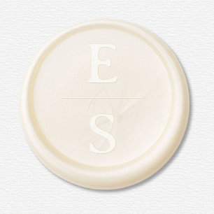 White Lotus Wedding Wax Seal Sticker