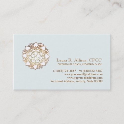 White Lotus Wellness Healing Arts Business Card