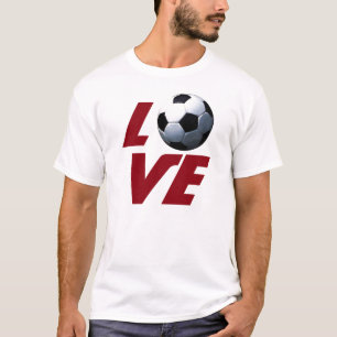White Love Soccer - Latin European Football TShirt
