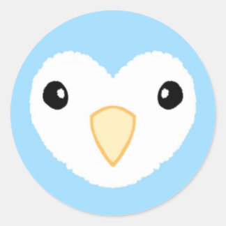 White Lovebird Sticker