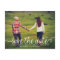 White Lovely Calligraphy Photo Save the Date