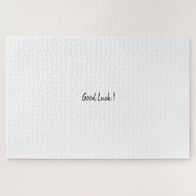 white luck jigsaw puzzle (Horizontal)