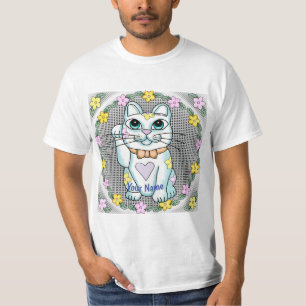 White Lucky Cat T-Shirt