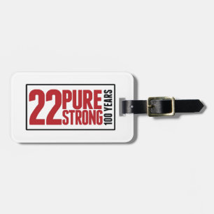 White Luggage Tag